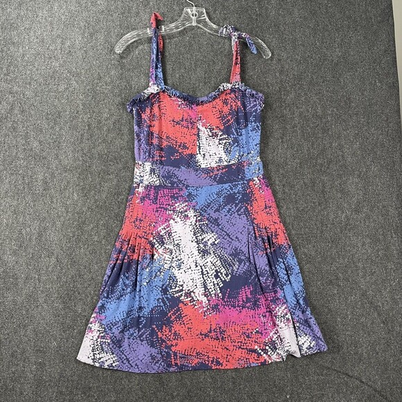 Marc By Marc Jacobs Women’s Abstract Print Mini Dress Colorful Cotton Size Small - Picture 1 of 8